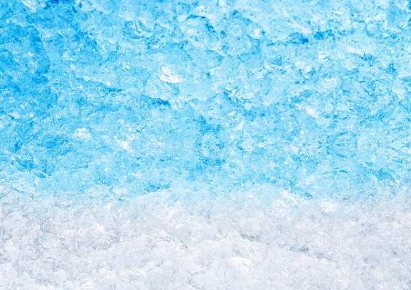 かき氷のブルーハワイの画像