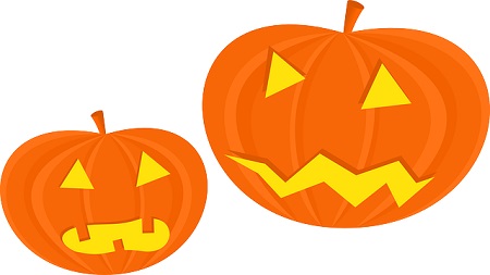 ハロウィンのかぼちゃの画像
